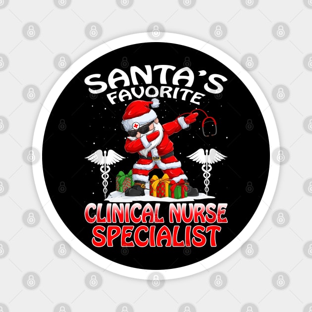 Santas Favorite Clinical Nurse Specialist Christma Magnet by intelus
